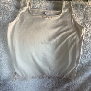 Arizona Jean Company Cream Tank Top